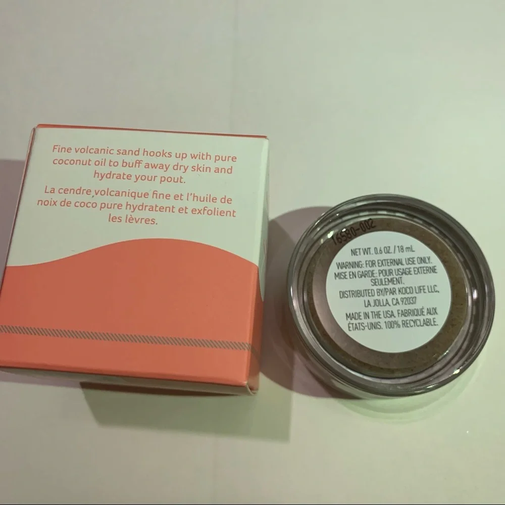Kopari lip scrub